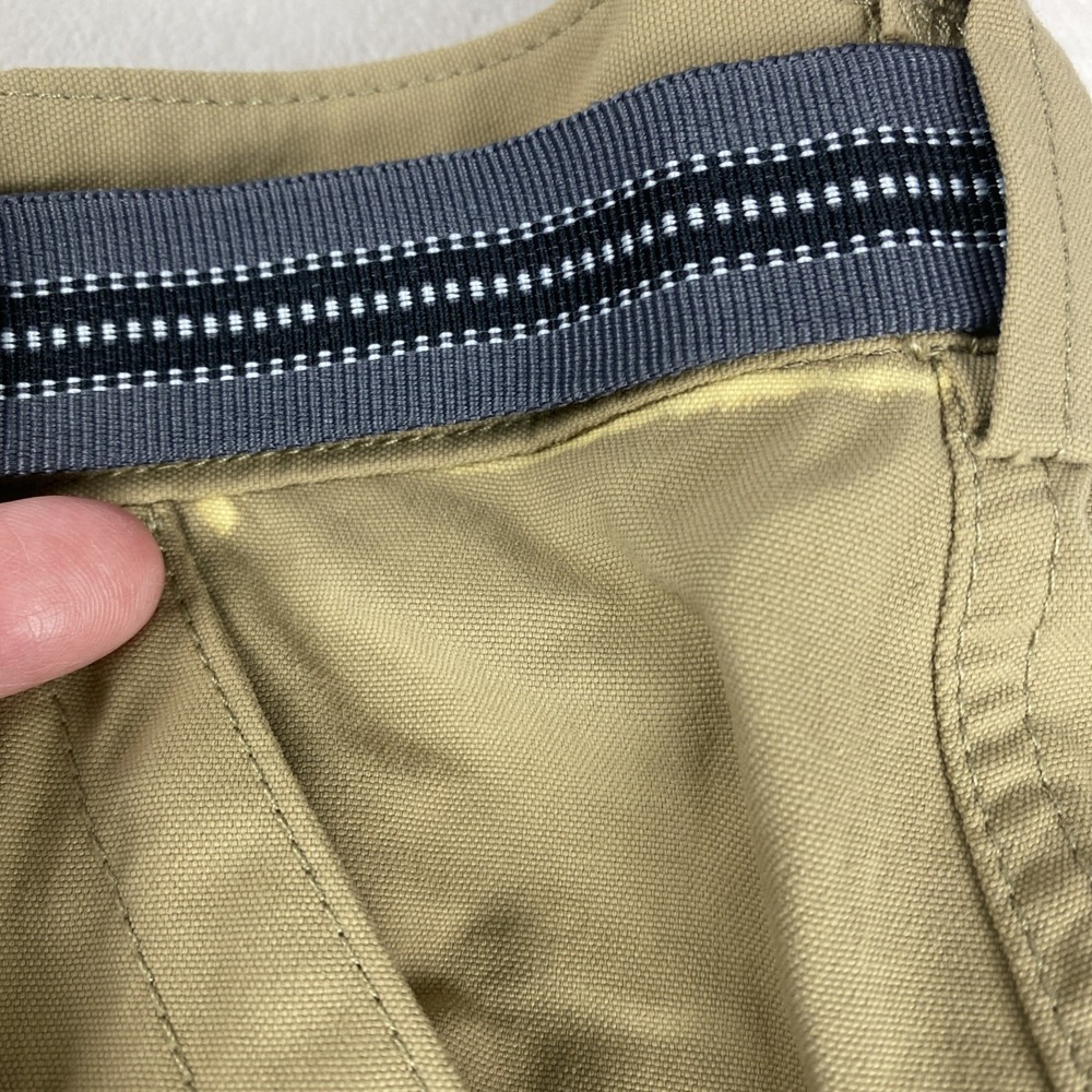 Duluth Trading Company Belted Khaki, XLG X 34 Nylon Hiking Pants 36x34 READ - Picture 3 of 13